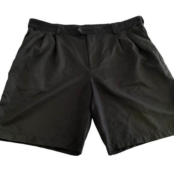 Mens IZOD Golf Classix Black Chino Shorts Lightweight size 42 - Picture 1 of 8